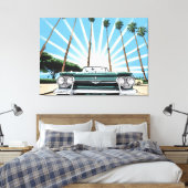 Corvair Pop Art  キャンバスプリント (インサイチュ (寝室))