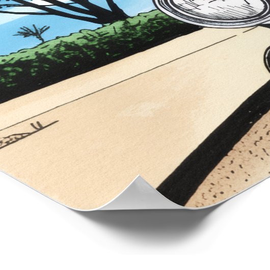 Corvair Pop Art ポスター (角)