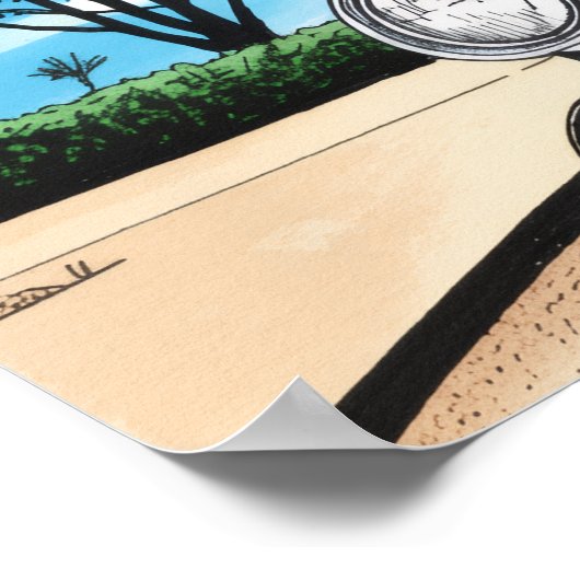 Corvair Pop Art  ポスター (角)