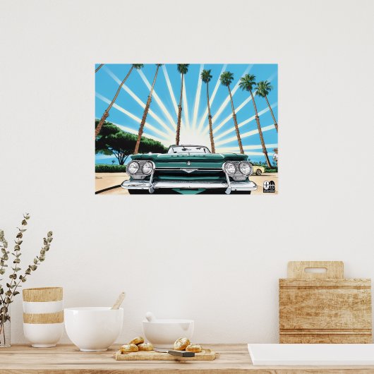 Corvair Pop Art  ポスター (キッチン)