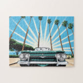Corvair Pop Art Palm Tree ジグソーパズル (横)