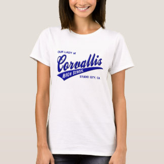 Corvallisの高等学校のスタジオ都市カリフォルニアの私達の女性 Tシャツ
