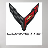 corvette logo2 ポスター (正面)