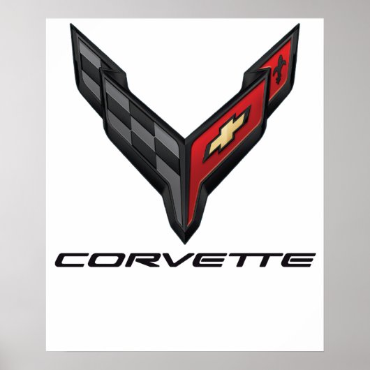 corvette logo2 ポスター (正面)
