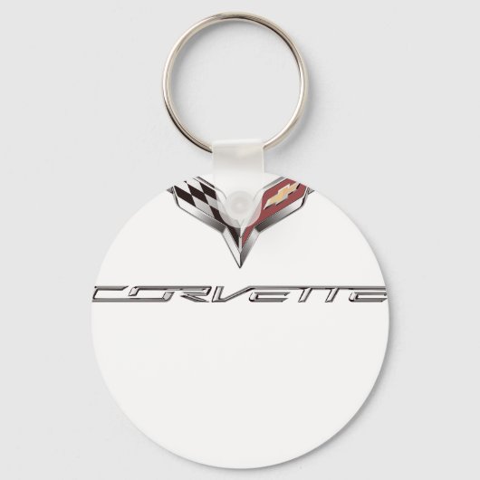 corvette logo キーホルダー (正面)