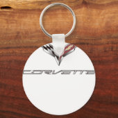 corvette logo キーホルダー (正面)