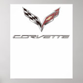 corvette logo ポスター (正面)