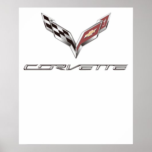 corvette logo ポスター (正面)