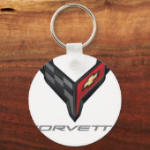 corvette logo 3 キーホルダー (正面)