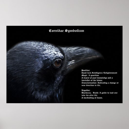 Corvidae Symboliismポスター ポスター (正面)