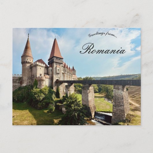 Corvin Castle Hunedoara County Romania ポストカード (正面)