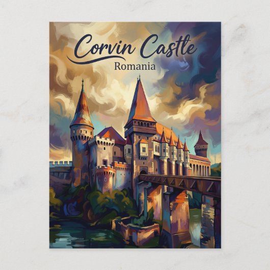 Corvin Castle Romania ポストカード (正面)