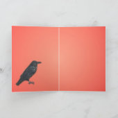 Corvus Coraxグリーティングカード カード (内部)