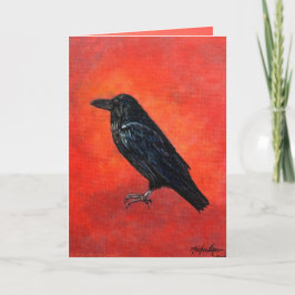 Corvus Coraxグリーティングカード カード