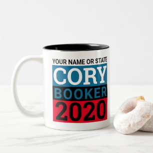 Coryのブッカー2020の政治Merchの上昇 ツートーンマグカップ