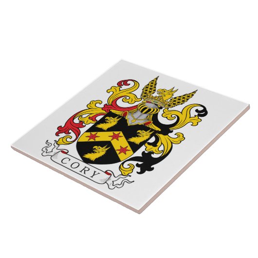 Coryの家紋(アイルランド語) タイル (側面)