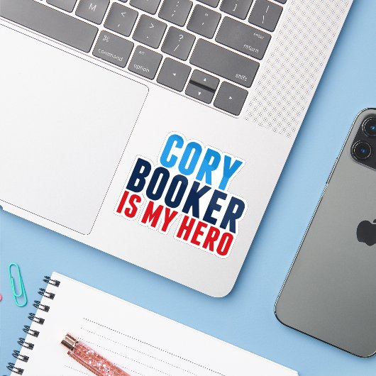 Cory BookerはMy Hero Laptop シール (ノートパソコンとiPhone)