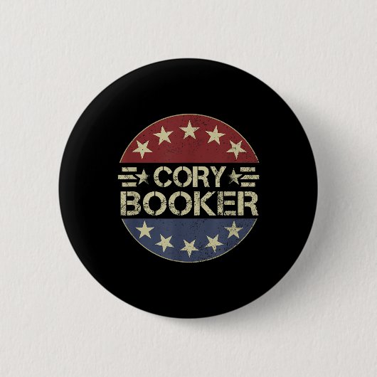 Cory Booker Filibuster New Jersey 誇りを持った Of Cory B 缶バッジ (正面)