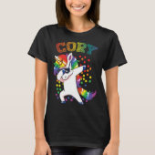 Cory Dabbing Unicorn Tシャツ (正面)