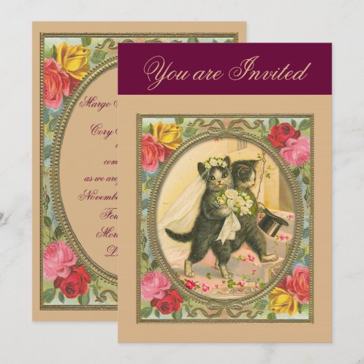 Cory Tadlockのプライベート 招待状 (正面/裏面)