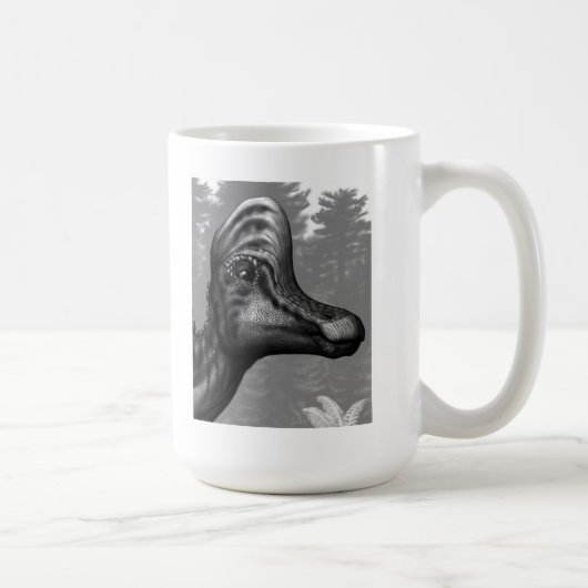 Corythosaurusのポートレートのマグ コーヒーマグカップ (右)