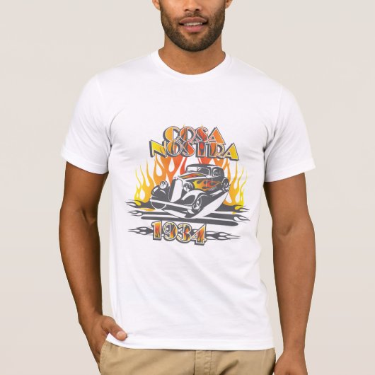 Cosa Nostra Classic Car T-Shirt Tシャツ (正面)