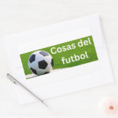 Cosas del futbol 長方形シール (封筒)