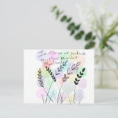 “Cosas sobre la vida “ doodles card postal ポストカード (スタンド正面)