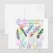 “Cosas sobre la vida “ doodles card postal ポストカード (正面/裏面)