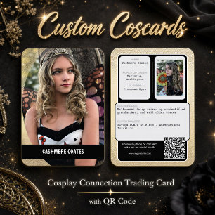 Coscards コスプレQRコードコネクショントレーディングカード 名刺