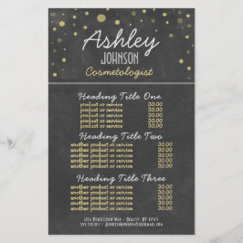 Cosemtologist Chalkboardのサービスと価格