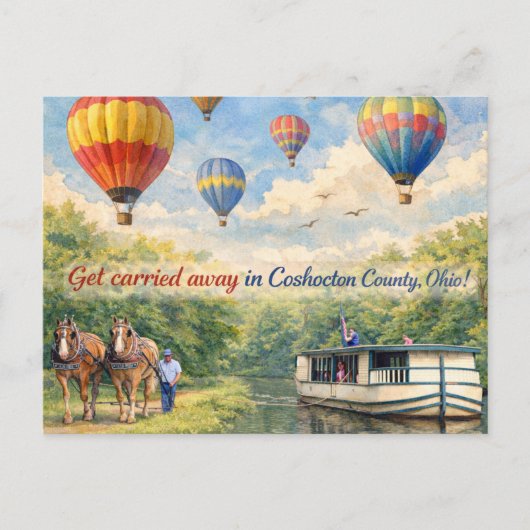 Coshocton Ohio Postcard ポストカード (正面)