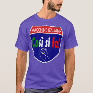 Cosi Faイタリアン中間状態のマシン Tシャツ