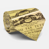 Così Fan Tutte Playbill (Mozart) ネクタイ (ロール)