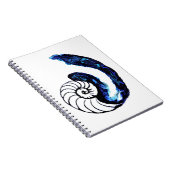 Cosimaの入れ墨の孤児の黒のカスタマイズ可能な背景 ノートブック (右側)