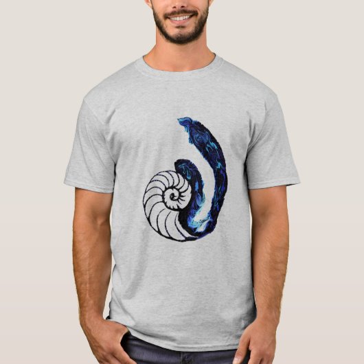 Cosimaの入れ墨の孤児の黒のカスタマイズ可能な背景 Tシャツ (正面)