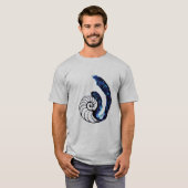 Cosimaの入れ墨の孤児の黒のカスタマイズ可能な背景 Tシャツ (正面フル)