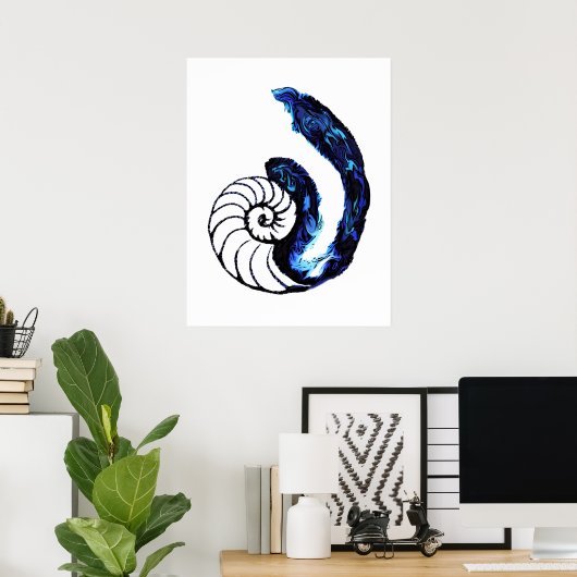 Cosima Tattoo Orphan Black Customizable Background ポスター (ホームオフィス)