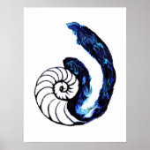 Cosima Tattoo Orphan Black Customizable Background ポスター (正面)