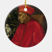Cosimoのde Medici (Il Vecchio) (1389-1463年) 1518年(o セラミックオーナメント (裏面)