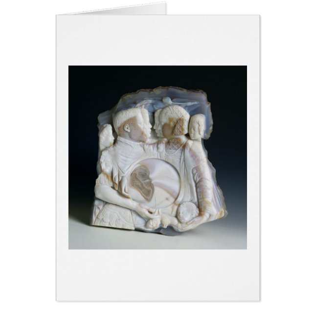 Cosimoをde Medici (1519-74年)および彼の描写するカメオ (正面)