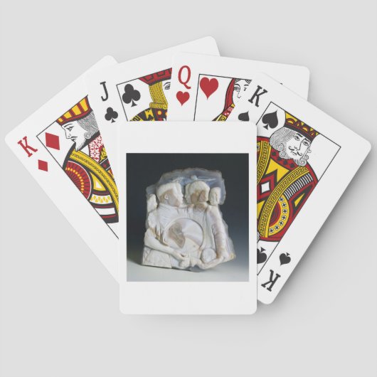 Cosimoをde Medici (1519-74年)および彼の描写するカメオ トランプ (裏面)