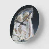 Cosimoをde Medici (1519-74年)および彼の描写するカメオ ラウンド壁時計 (傾斜)