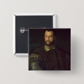 Cosimo Iのde Medici 1559年のポートレート 缶バッジ (正面&裏面)