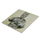 Cosimo I de Medici (1519-74年の) c.15のポートレートのバスト タイル (側面)