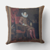 Cosimo IIのde'Medici (1590-1621年)のポートレート(油o クッション (裏面)