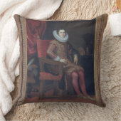 Cosimo IIのde'Medici (1590-1621年)のポートレート(油o クッション (ブランケット)