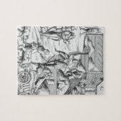 「Cosmの木版画の後の金属の抽出、 ジグソーパズル (横)