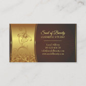 Cosmetic make up studio business card 名刺 (正面)
