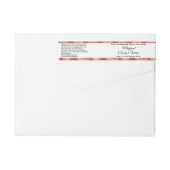 Cosmetics Body Butter Copper and White Jar  ラップアラウンドラベル (裏面)